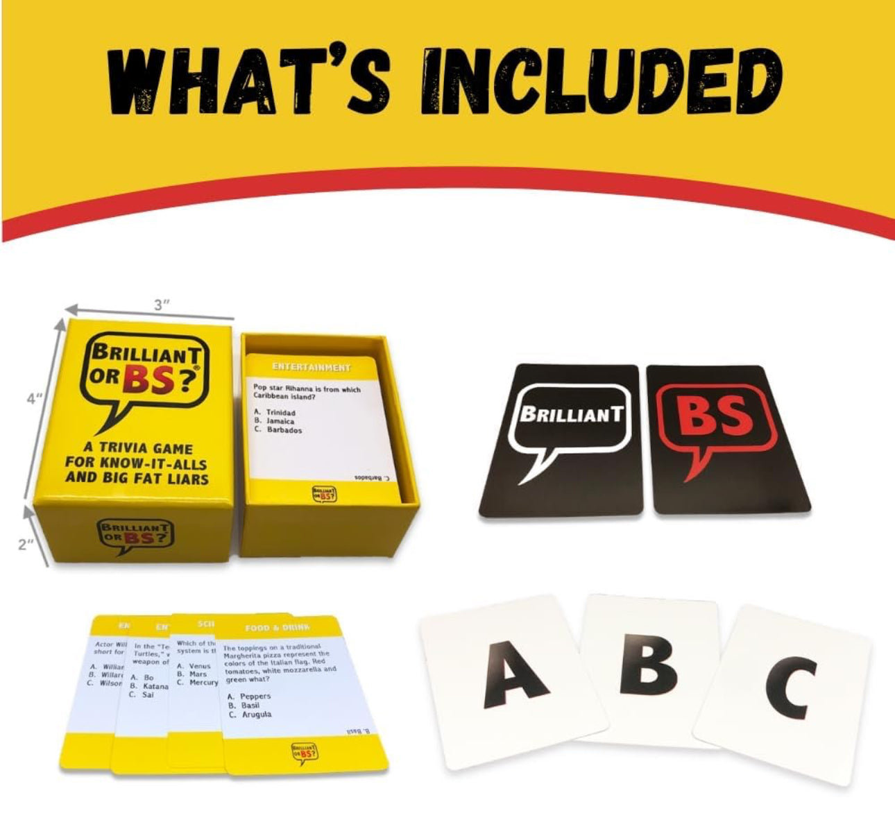 Brilliant or BS? - A Trivia Game for Know-it-Alls and Big Fat Liars - Fun Bluffing Trivia Game for Friends & Family