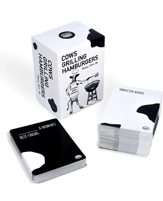 Cows Grilling Hamburgers