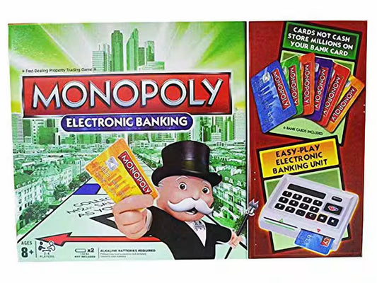 Monopoly Electronic Banking Edition – Cashless, Fast-Paced Family Fun!
