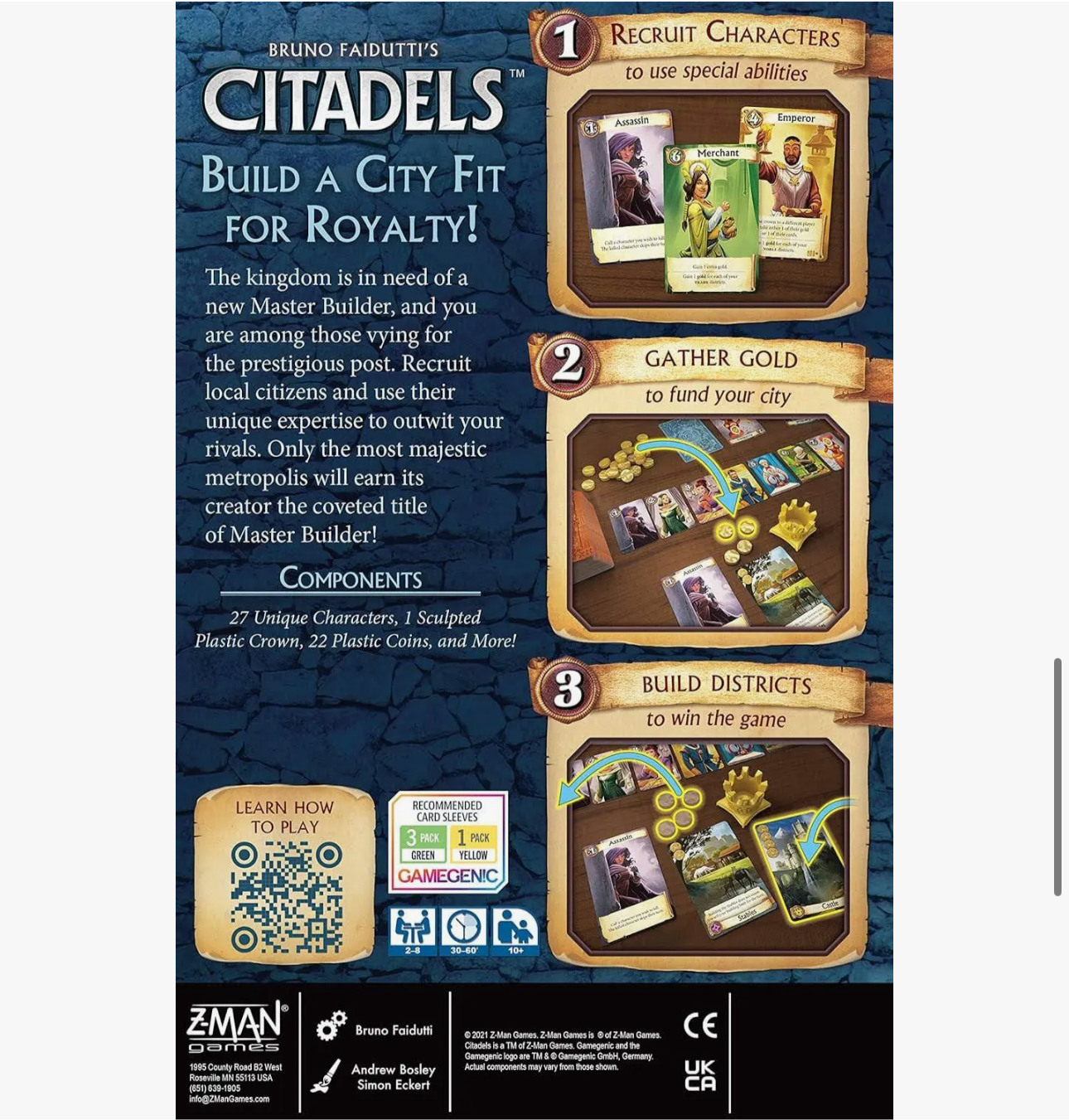 Citadels- A Game of Strategy, Deception & Power!