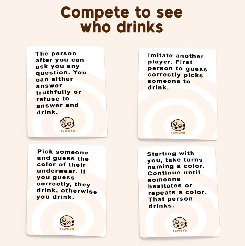 These cards will get you drunk