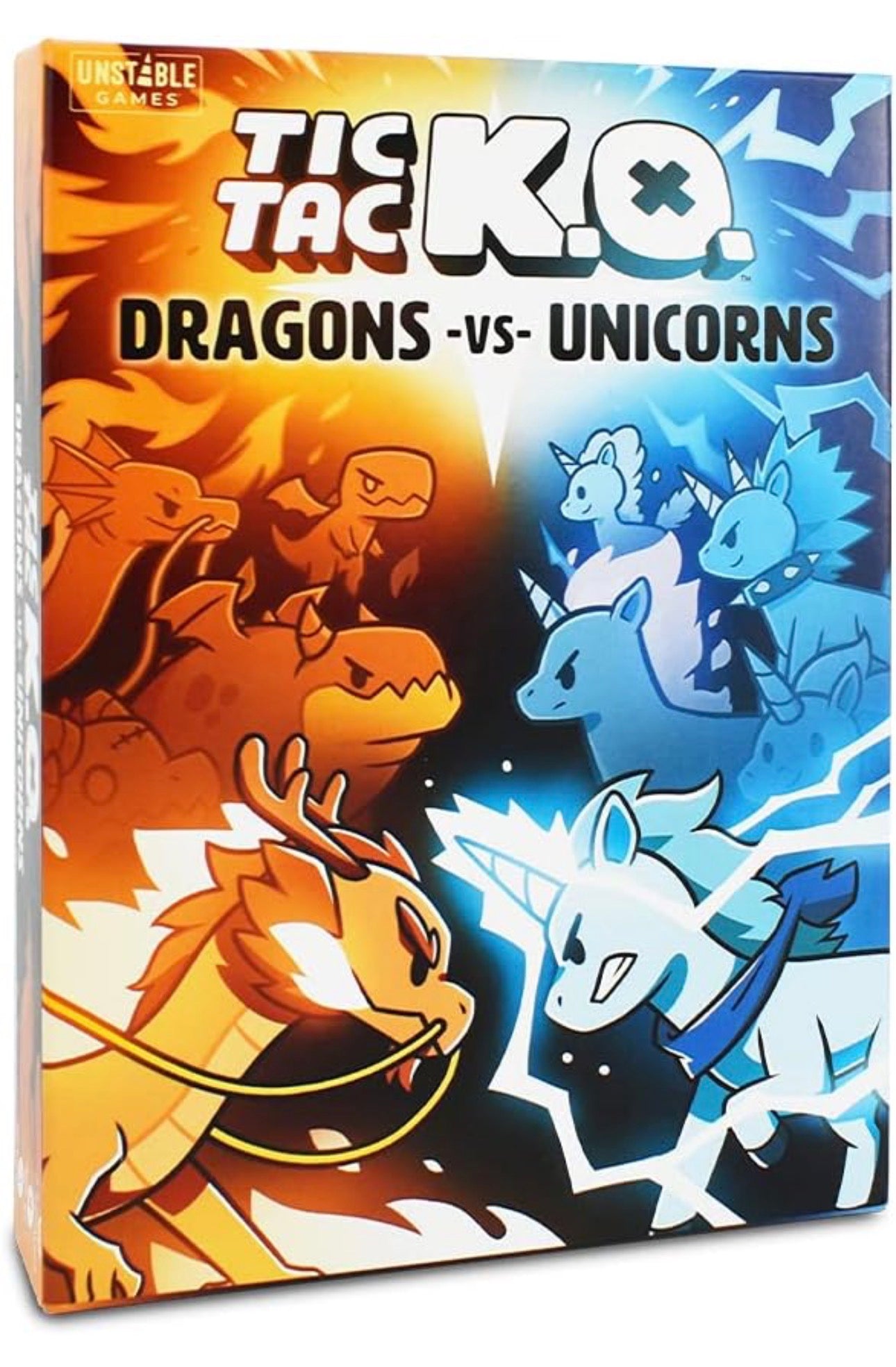 Unstable Games - Tic Tac K.O. : Dragons vs. Unicorns Base Game