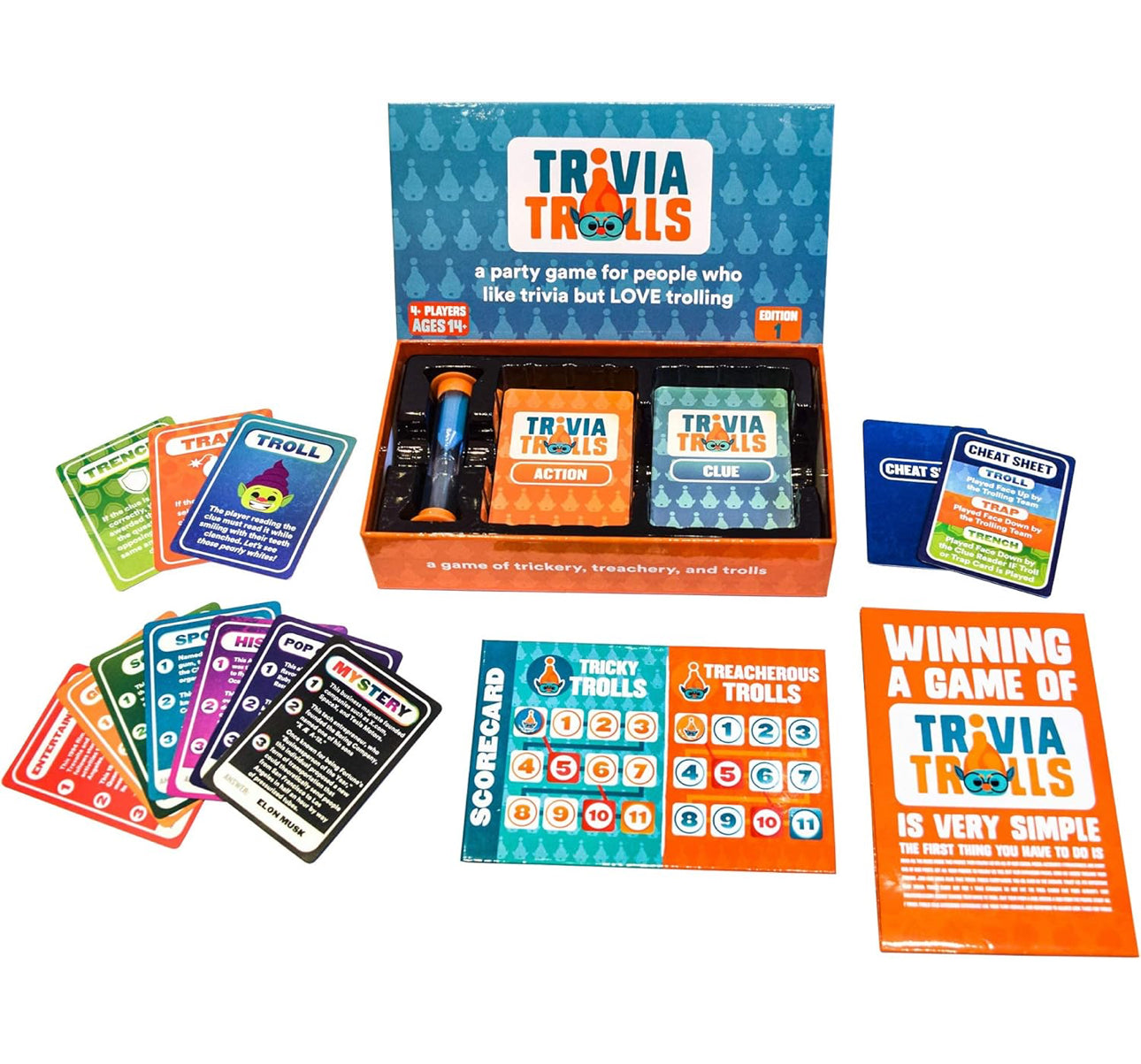 Trivia Trolls Party Game