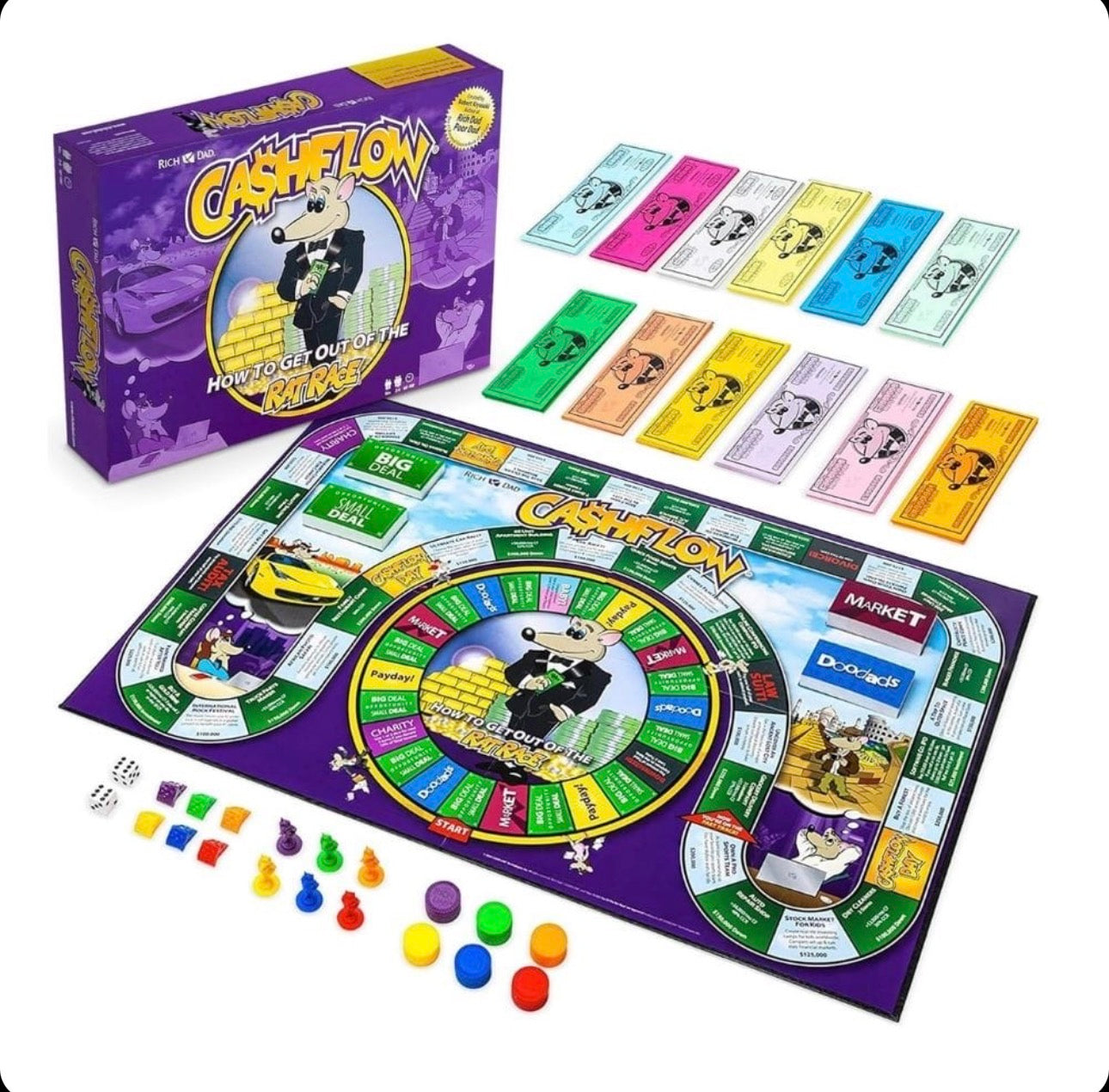 Cashflow Board Game | Financial Literacy Strategy Game | Money Management Game | Age 14+