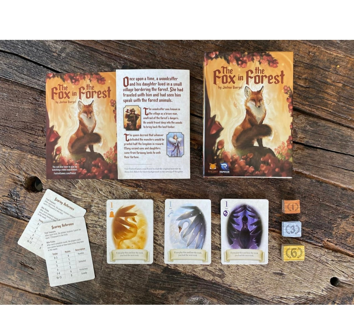 The fox in the forest