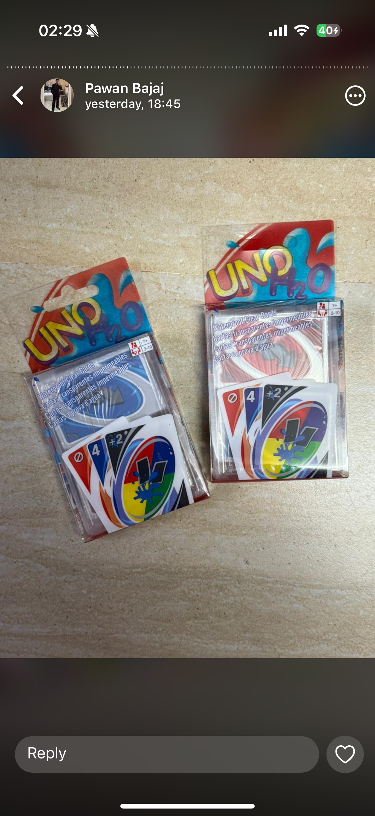 Uno H2O