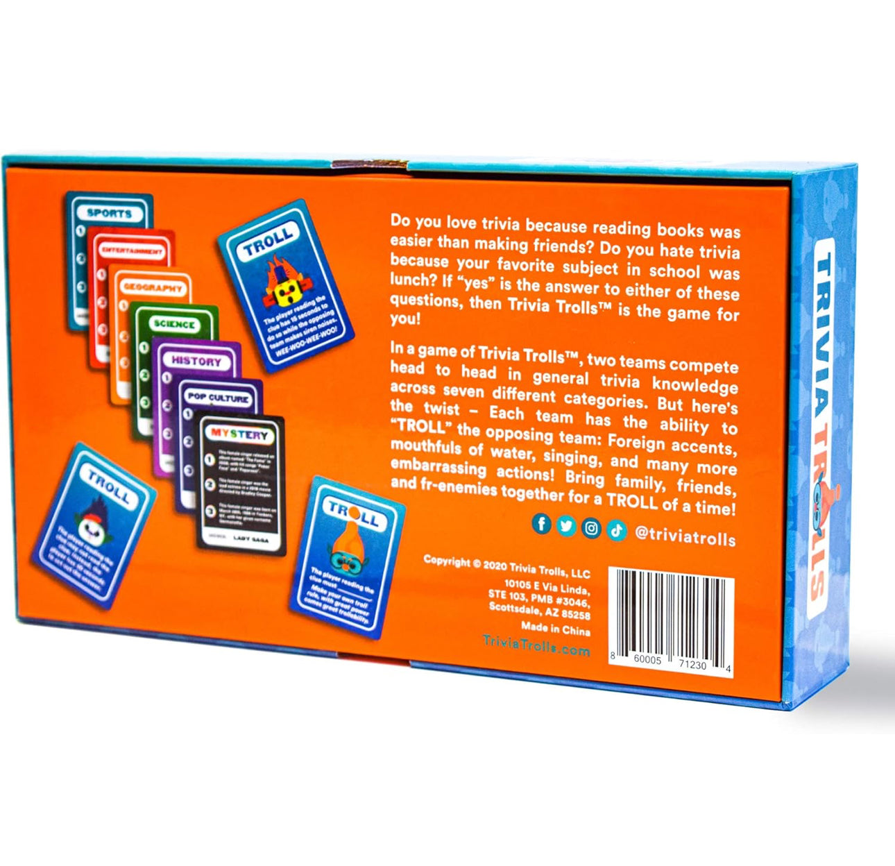 Trivia Trolls Party Game