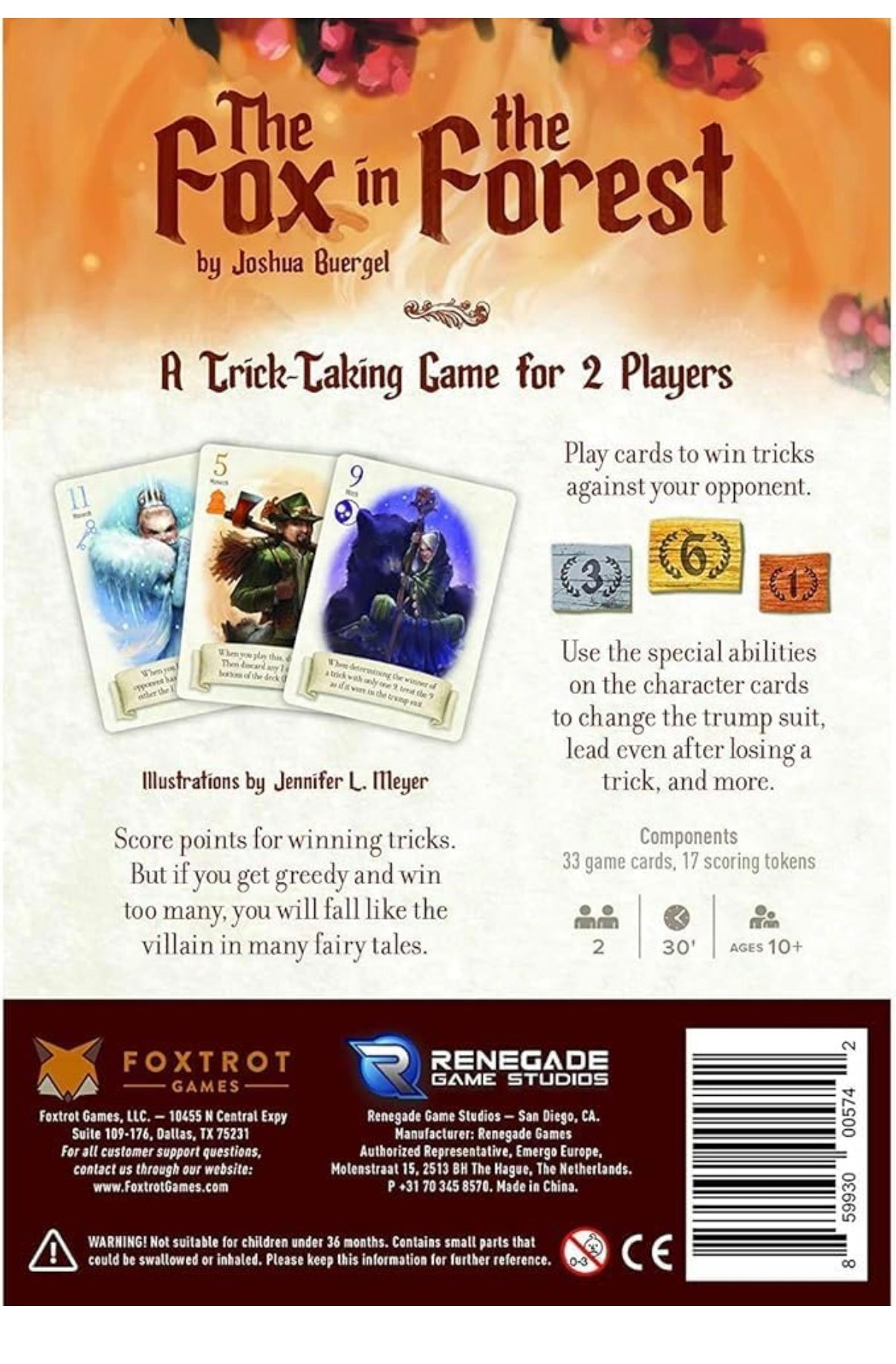 The fox in the forest