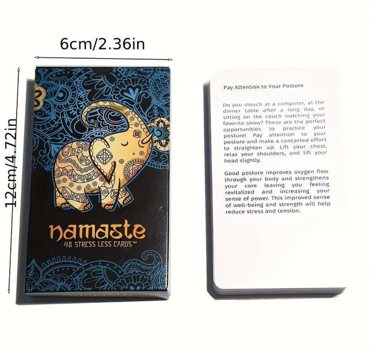 Namaste Mindfulness
Cards - Stress & Anxiety Relief Meditation Cards