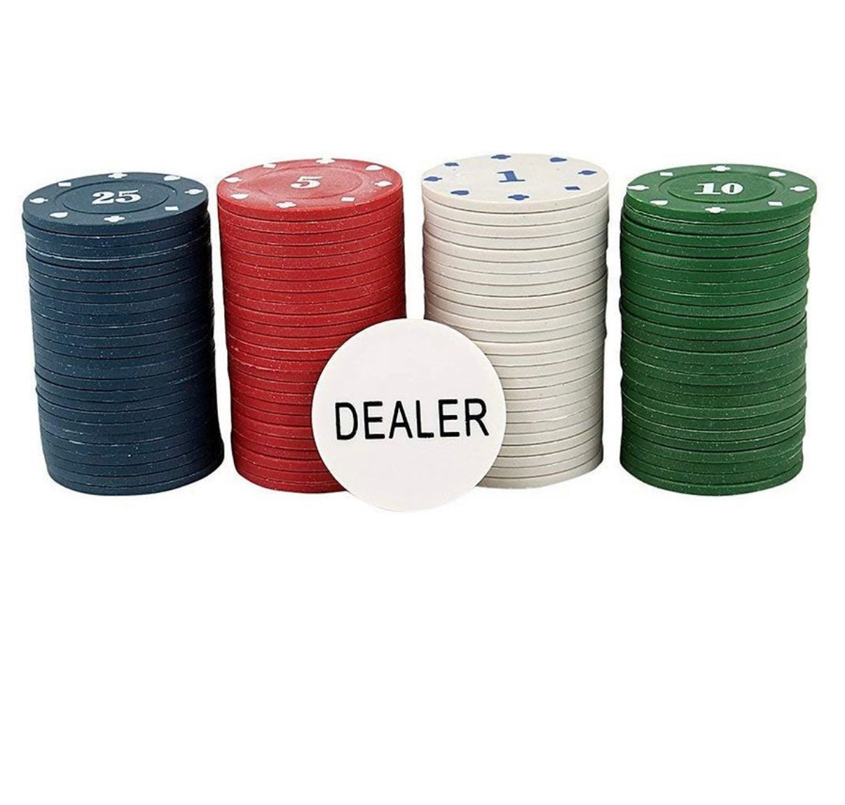 Poker Chips: 100 PCS