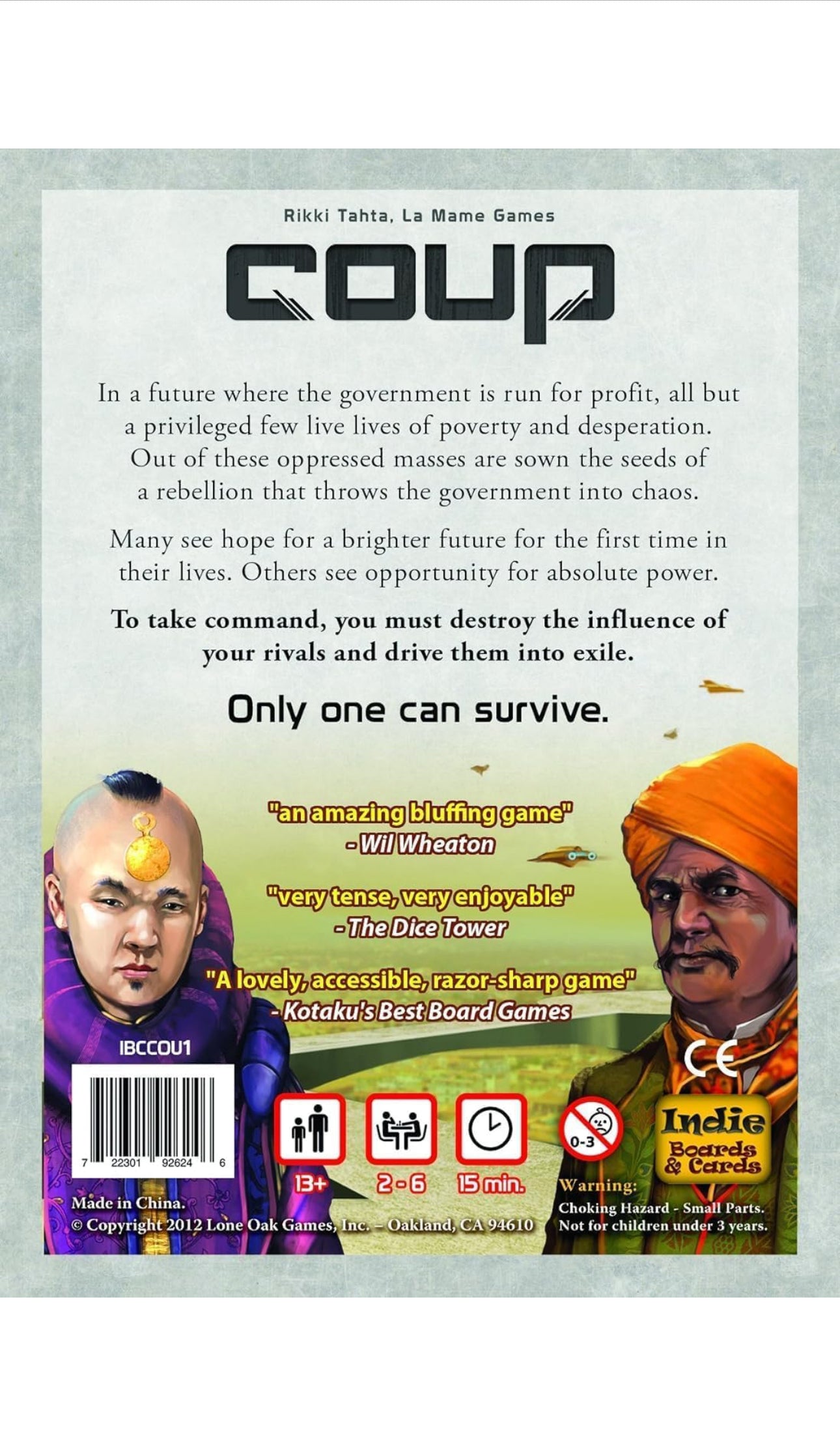 Coup: The Thrilling Card Game of Political Intrigue