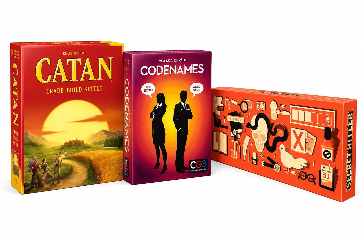 Catan+ Codenames + Secret Hitler: Bundle 1