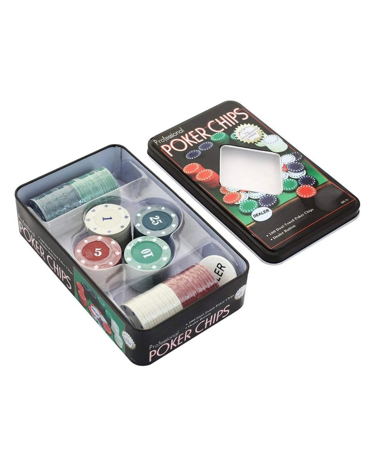 Poker Chips: 100 PCS