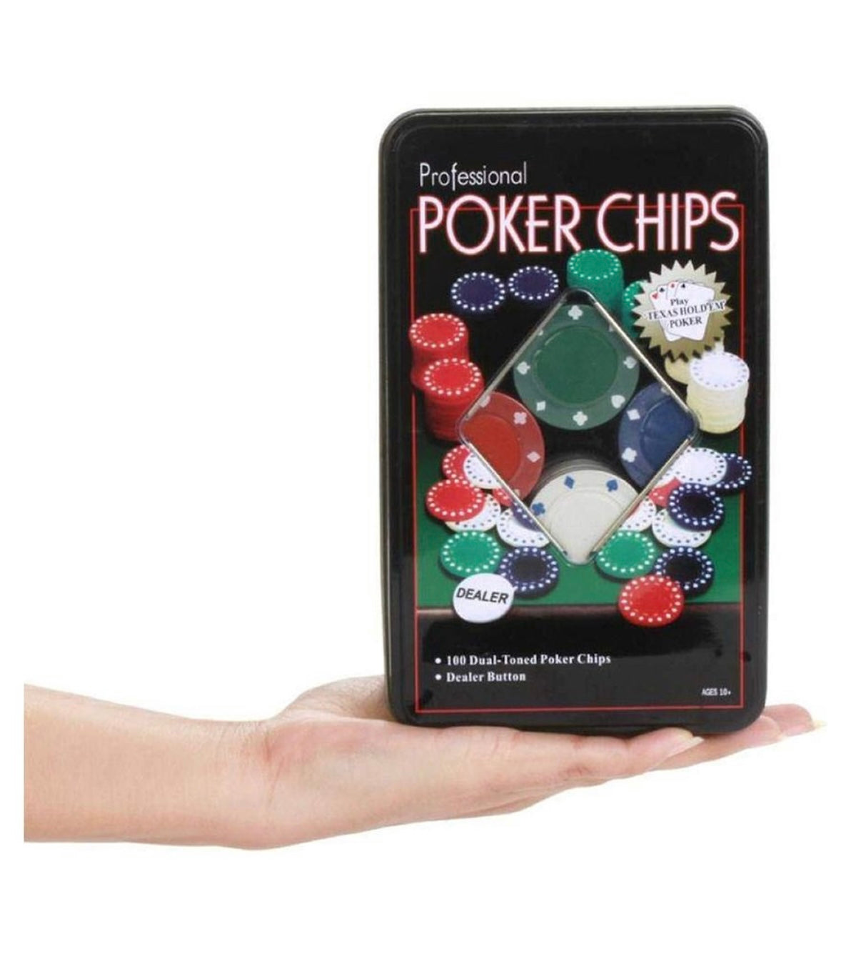Poker Chips: 100 PCS