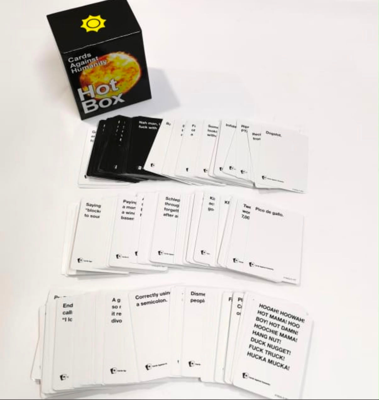 Cards against humanity: Hot box