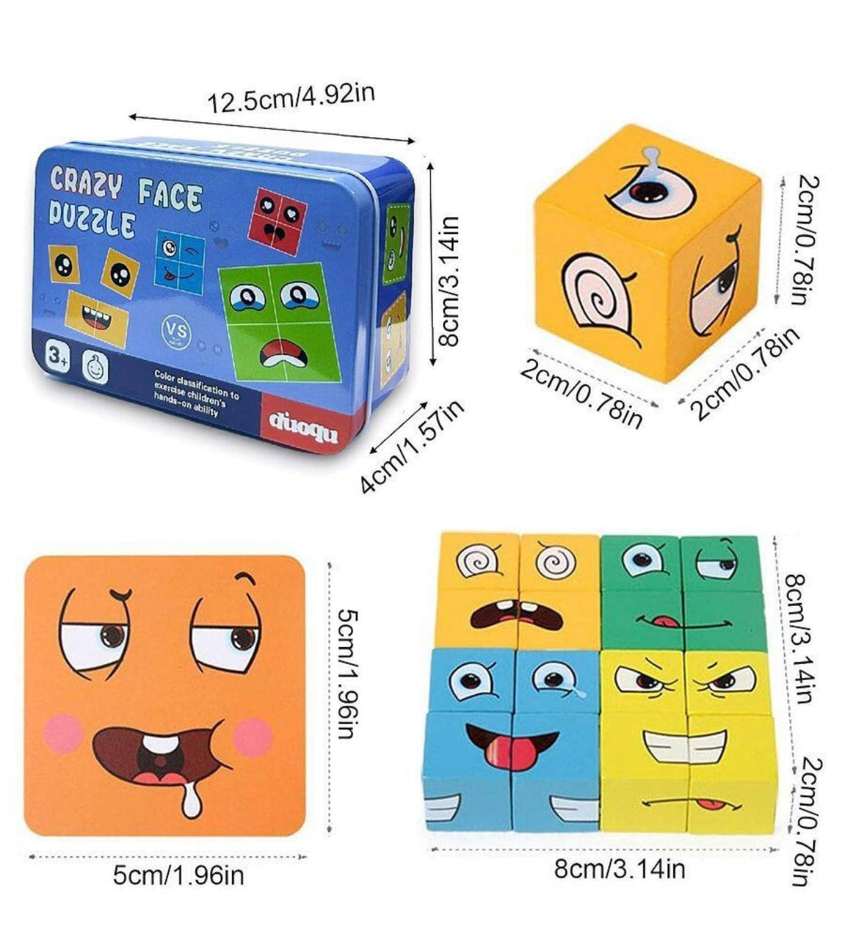 Crazy Face Puzzle